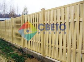 Забор из дерева от завода-изготовителя в Москве